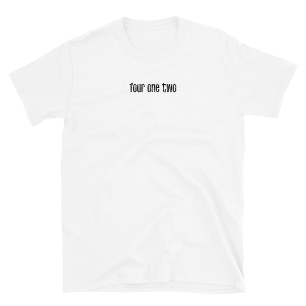 Four One Two (412) ENGLISH Short-Sleeve Unisex T-Shirt: BLACK PRINTING