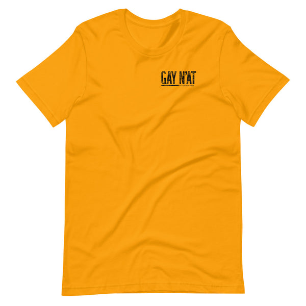 GAY N’AT T-SHIRT: BLACK PRINTING