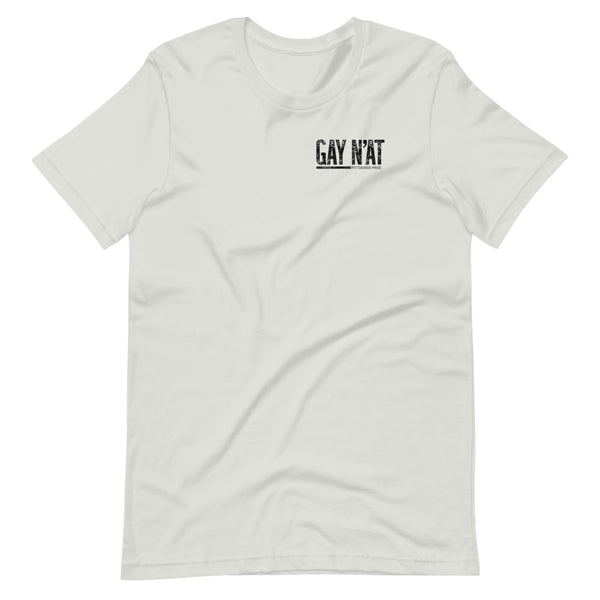 GAY N’AT T-SHIRT: BLACK PRINTING