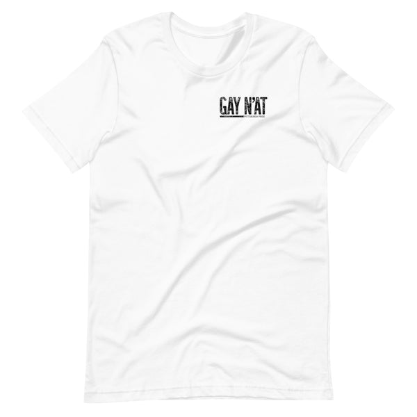 GAY N’AT T-SHIRT: BLACK PRINTING